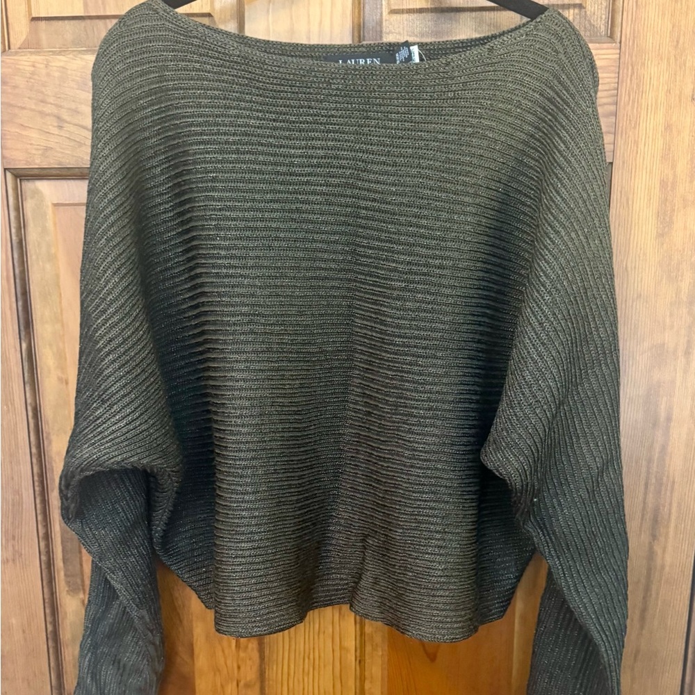 Lauren Ralph Lauren Forest Green Knit Sweater